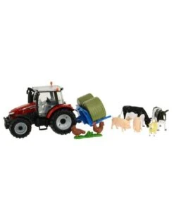 Britains 43205 - Massey Ferguson 5612 Speelset Met Dieren 1:32