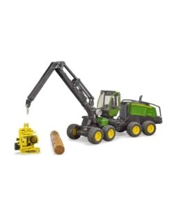 Bruder 2135 - John Deere 1270 G Oogster Met Boomstam -Speelgoed Verkoop bruder bruder 2135 john deere 1270 g oogster met b 5