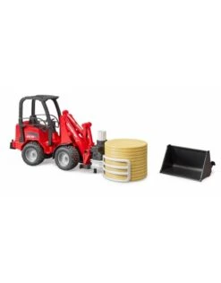 Bruder 2192 - Schaeffer Compactlader, Balengrijper En Hooibaal -Speelgoed Verkoop bruder bruder 2192 schaeffer compactlader balengri 1