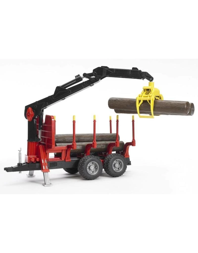 Bruder 2252 - Bosbouw Bomenhanger Met Grijper Incl. Boomstammen 3 Bruder 2252 - Bosbouw Bomenhanger Met Grijper Incl. Boomstammen