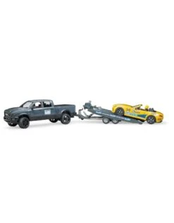 Bruder 2504 - RAM 2500 Power Wagon + Roadster Racing Team -Speelgoed Verkoop bruder bruder 2504 ram 2500 power wagon roadster r 2