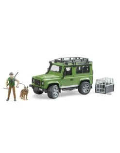 Bruder 2587 - Land Rover Defender Station Wagon Met Boswachter En Hond