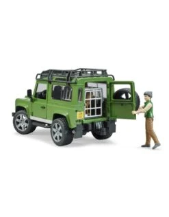 Bruder 2587 - Land Rover Defender Station Wagon Met Boswachter En Hond -Speelgoed Verkoop bruder bruder 2587 land rover defender station wag 3
