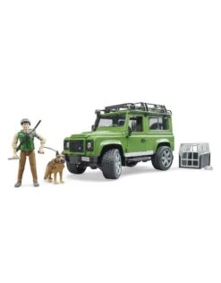 Bruder 2587 - Land Rover Defender Station Wagon Met Boswachter En Hond -Speelgoed Verkoop bruder bruder 2587 land rover defender station wag 5
