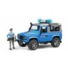 Bruder 2597 - Land Rover Defender Stationwagen - Politieauto En Politie Agent -Speelgoed Verkoop bruder bruder 2597 land rover defender stationwage
