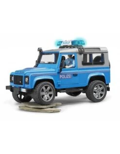 Bruder 2597 - Land Rover Defender Stationwagen - Politieauto En Politie Agent -Speelgoed Verkoop bruder bruder 2597 land rover defender stationwage 2