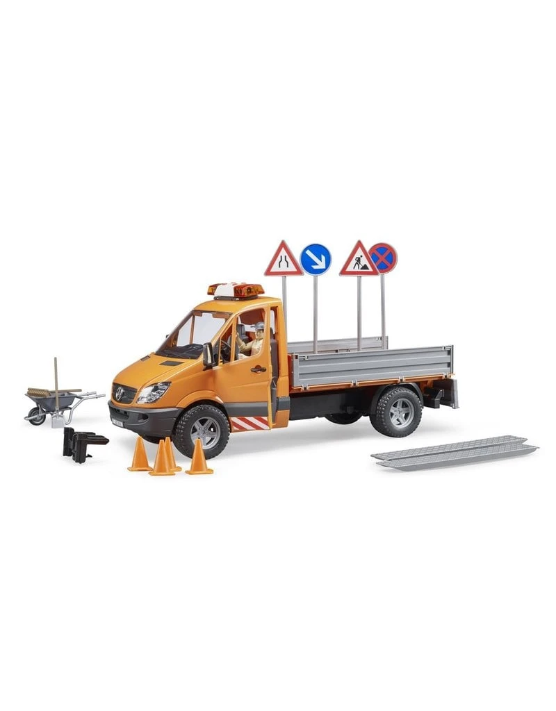 Bruder 2677 - MB Sprinter Wegwerk En Accessoires 6 Bruder 2677 - MB Sprinter Wegwerk En Accessoires - Afbeelding 4