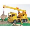 Bruder 2754 - MAN Kraanauto Geel -Speelgoed Verkoop bruder bruder 2754 man kraanauto geel