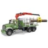 Bruder 2824 - Mack Granite Houttransporter Met Laadkraan En Bomen -Speelgoed Verkoop bruder bruder 2824 mack granite houttransporter me
