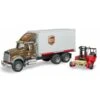Bruder 2828 - Mack Granite UPS Met Heftruck -Speelgoed Verkoop bruder bruder 2828 mack granite ups met heftruck
