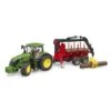 Bruder 3154 - John Deere 7R 350 Met Bomentrailer En 4 Boomstammen -Speelgoed Verkoop bruder bruder 3154 john deere 7r 350 met bomentrai
