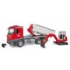 Bruder 3624 - MB Arocs Met Afrolcontainer En Schaeff HR16 Minibagger 2 Bruder 3624 - MB Arocs Met Afrolcontainer En Schaeff HR16 Minibagger -Speelgoed Verkoop bruder bruder 3624 mb arocs met afrolcontainer en