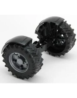 Bruder 43080 - Vooras 3000-serie ZILVER Velg Voor Deutz, Same & Lamborghini