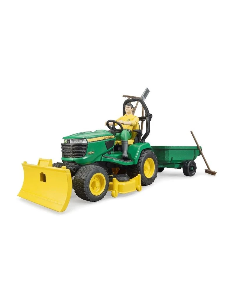 Bruder 62104 - John Deere Zitmaaier Met Accessoires 6 Bruder 62104 - John Deere Zitmaaier Met Accessoires - Afbeelding 4
