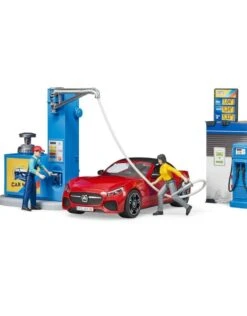 Bruder 62111 - Tankstation Met Wasplaats -Speelgoed Verkoop bruder bruder 62111 tankstation met wasplaats 5