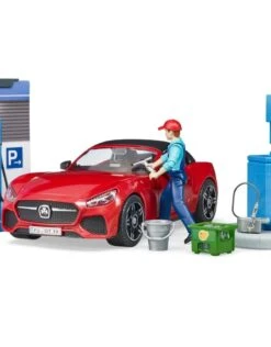 Bruder 62111 - Tankstation Met Wasplaats -Speelgoed Verkoop bruder bruder 62111 tankstation met wasplaats 6