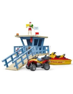 Bruder 62780 - Strandwacht Met Toren, Quad En Jetski -Speelgoed Verkoop bruder bruder 62780 strandwacht met toren quad en 5