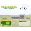 Cadeaubon T.w.v. €10,- -Speelgoed Verkoop cadeaubon twv 10