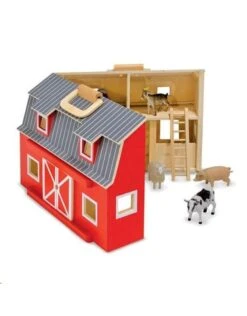 Draagbare Schuur Met Dieren -Speelgoed Verkoop draagbare schuur met dieren 3