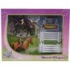 Kids Globe 640072 - Speelset: 2 Paarden Met Ruiters En Accessoires 1:24 (geschikt Voor SCHLEICH) -Speelgoed Verkoop kids globe 640072 speelset 2 paarden met ruiters e