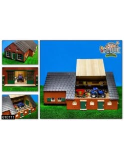 Kids Globe 610111 - Woonboerderij Met Koeienstal 1:32