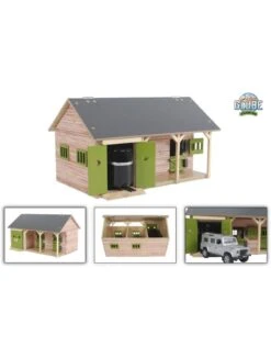 Kids Globe 610249 - Paardenstal Met 2 Paardenboxen (1:32)