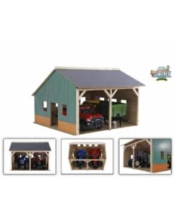 Kids Globe 610338 - Tractorloods Voor 2 Tractoren (1:16 / Bruder)