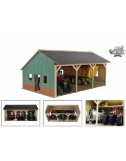 Kids Globe 610340 - Tractorloods Voor 3 Tractoren (1:16 / Bruder)