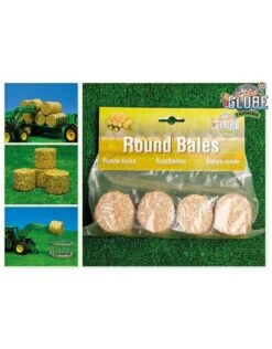 Kids Globe 610703 - Ronde Balenset Van 4 Stuks (1:32 / Siku)