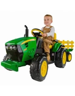 Peg Perego OR0047 - John Deere 12V Ground Force Met Aanhanger -Speelgoed Verkoop peg perego peg perego or0047 john deere 12v ground 2