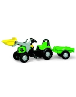 Rolly Toys 023196 - RollyKid Deutz Fahr Met Aanhanger En Frontlader