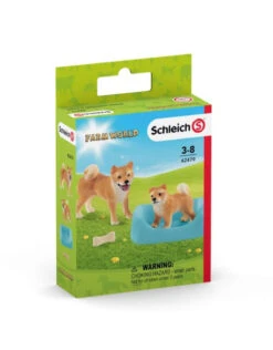 Schleich Farm 42479 - Shiba Inu Moeder En Pup -Speelgoed Verkoop schleich schleich farm 42479 shiba inu moeder en p 3