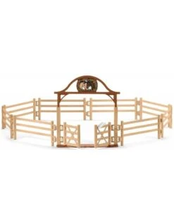 Schleich Horses 42434 - Omheining Voor Paarden Met Poort