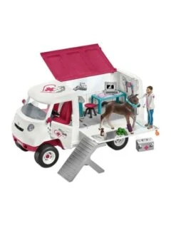 Schleich Horses 42439 - Mobiele Dierenarts Met Hannover Veulen