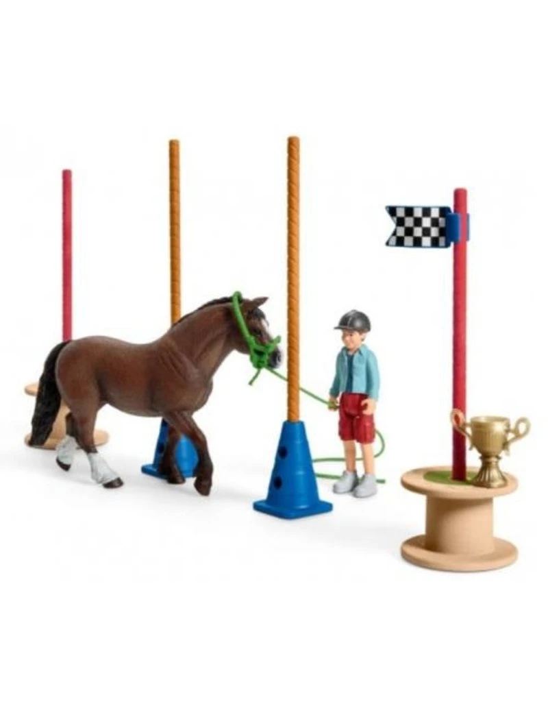 Schleich Horses 42482 - Pony Behendigheidswedstrijd 4 Schleich Horses 42482 - Pony Behendigheidswedstrijd - Afbeelding 2