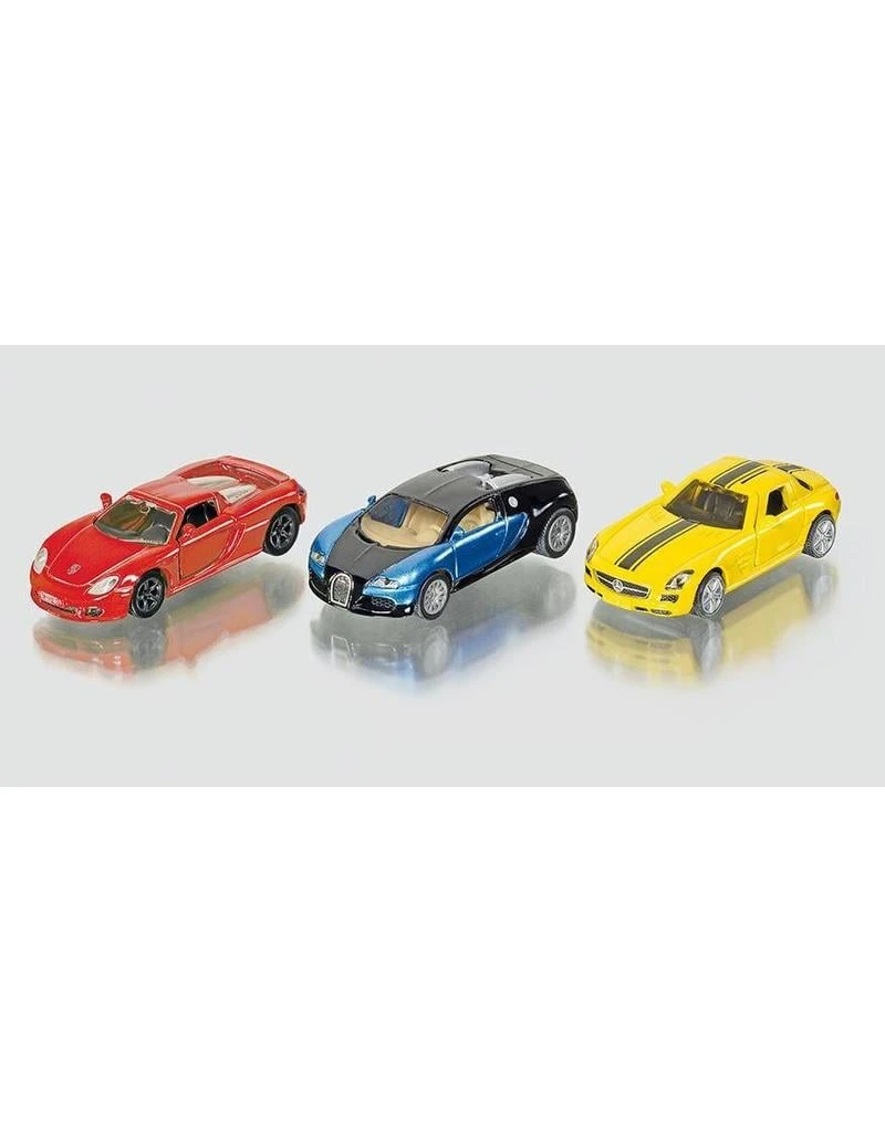 Siku 6301 - Geschenkset Super Sportwagens 1:87 3 Siku 6301 - Geschenkset Super Sportwagens 1:87