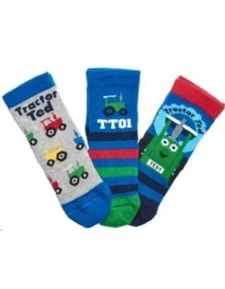 Tractor Ted - Sokken - Maat 19-22 (3 Stuks)